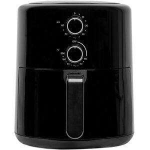 S.I.A 4L Air Fryer In Black, 1500W, 8 Programmes, Mechanical Control - SIA SAF40K