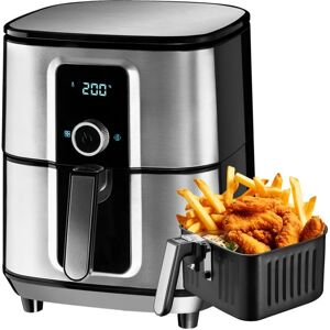 TECTAKE Air fryer Ben 10.2 litre capacity - airfryer, fryer, digital air fryer - silver