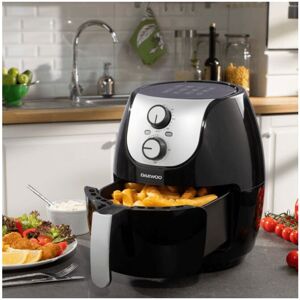 4L Single Pot Air Fryer 1400W Black 30 min timer, 80-200°C, SDA1861GE - Daewoo