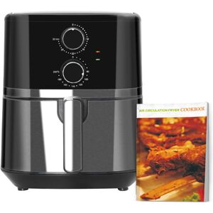 Homcom - Air Fryer 1500W 4.5L Air Fryers Oven with Rapid Air Circulation Timer - Black