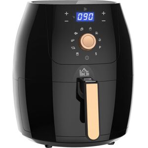 HOMCOM Air Fryer 1700W 5.5L with Digital Display Adjustable Temperature - Black