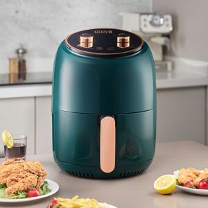 Livingandhome - 8L Knob Air Fryer Healthy Cooking,Green