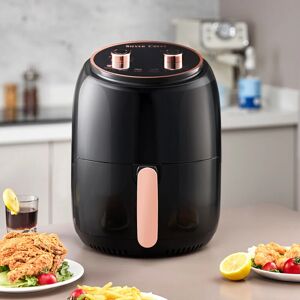 Livingandhome - Black 5.5L Knob Electric Air Fryer