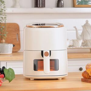 LIVINGANDHOME White 4.5L Digital Touchscreen Air Fryer