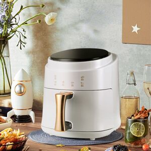 Livingandhome - White Hot Air Fryer Oven with Digital Controls for Kitchen