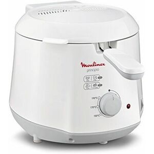 Principio Single Stand-alone 1000 w Deep fryer White, Grey - Moulinex