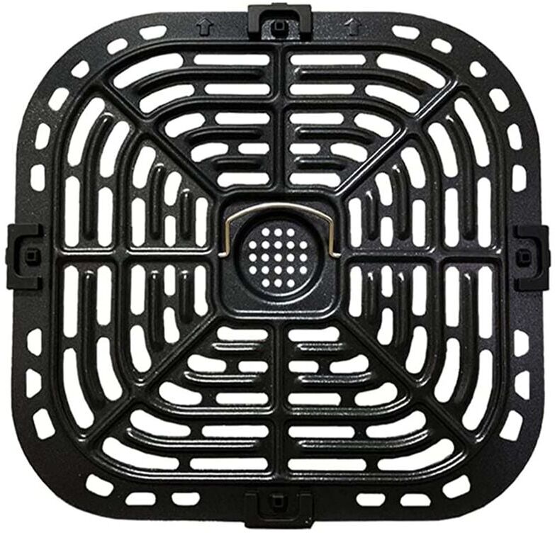 Tlily - Air Fryer Grill Plate for Instants Vortex Plus 6QT Fryers, Upgraded Square Pan Tray Replacement Parts
