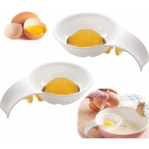 Denuotop - Egg Separator Egg Yolk Filter Food Grade Egg Separator Egg Sifter Kitchen Utensil Cooking Good Handles Hands Free Egg White Egg Yolk