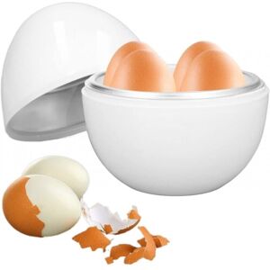 Ymyny - Egg Cooker, Capacity for 4 Eggs, Microwave, Boiled Eggs, Compact Design, pp Material, Steamer, Homemade Eggs Ymyny - Egg Cooker, Capacity for 4 Eggs, Microwave, Boiled Eggs, Compact Design, pp Material, Steamer, Homemade Eggs