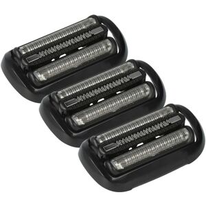 vhbw 3x Replacement Shaver Heads compatible with Braun 50-B1620s, 5049, 50-B1200s, 50-B1000s, 5050 Electric Shaver Black Silver vhbw 3x Replacement Shaver Heads compatible with Braun 50-B1620s, 5049, 50-B1200s, 50-B1000s, 5050 Electric Shaver Black Silver