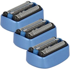 vhbw 3x Replacement Shaver Heads compatible with Braun CoolTec CT6CC Typ 5676 Electric Shaver Black/Blue vhbw 3x Replacement Shaver Heads compatible with Braun CoolTec CT6CC Typ 5676 Electric Shaver Black/Blue