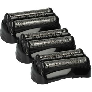 vhbw 3x Replacement Shaver Heads compatible with Braun Series 3, cruZer clean Electric Shaver Black vhbw 3x Replacement Shaver Heads compatible with Braun Series 3, cruZer clean Electric Shaver Black