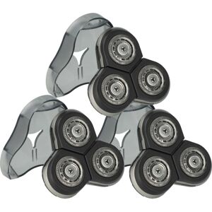 vhbw 3x Replacement Shaver Heads compatible with Philips RQ126, RQ1252CC, RQ1258, RQ1258CC, RQ1255, RQ1260, RQ1255CC Electric Shaver Black vhbw 3x Replacement Shaver Heads compatible with Philips RQ126, RQ1252CC, RQ1258, RQ1258CC, RQ1255, RQ1260, RQ1255CC Electric Shaver Black