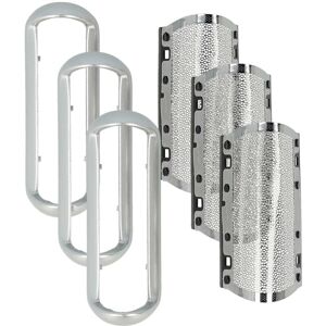 vhbw 3x Shaver Foil Replacement for Braun 5S for Electric Shaver + Frame, Silver vhbw 3x Shaver Foil Replacement for Braun 5S for Electric Shaver + Frame, Silver