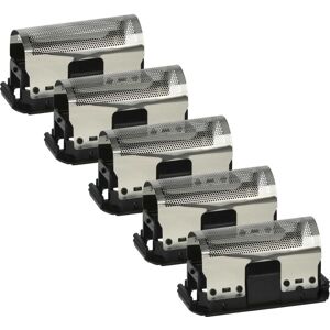 vhbw 5x Shaver Foil compatible with Braun Synchron 5235, 5265, 5266, 5533, 5212, 5213, 5211 Electric Shaver + Frame, Black/Silver vhbw 5x Shaver Foil compatible with Braun Synchron 5235, 5265, 5266, 5533, 5212, 5213, 5211 Electric Shaver + Frame, Black/Silver