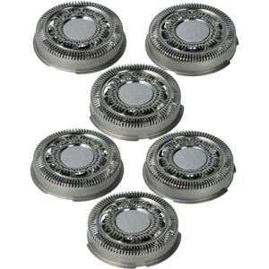 Vhbw - 6x Replacement Shaver Heads compatible with Philips S7570, S7710, S7720, S7730, S7780, S7xxx Electric Shaver, Silver Vhbw - 6x Replacement Shaver Heads compatible with Philips S7570, S7710, S7720, S7730, S7780, S7xxx Electric Shaver, Silver