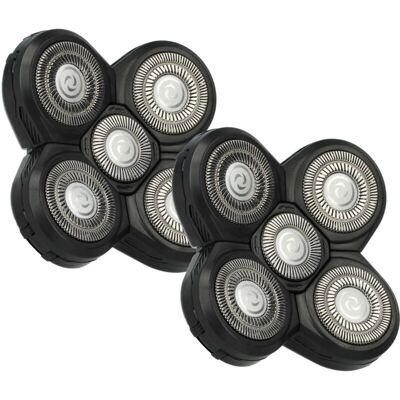 Vhbw - 2x Replacement Shaver Heads compatible with Philips S9000 series S9731, S9911, S9988, S9711, S9721 Electric Shaver Vhbw - 2x Replacement Shaver Heads compatible with Philips S9000 series S9731, S9911, S9988, S9711, S9721 Electric Shaver