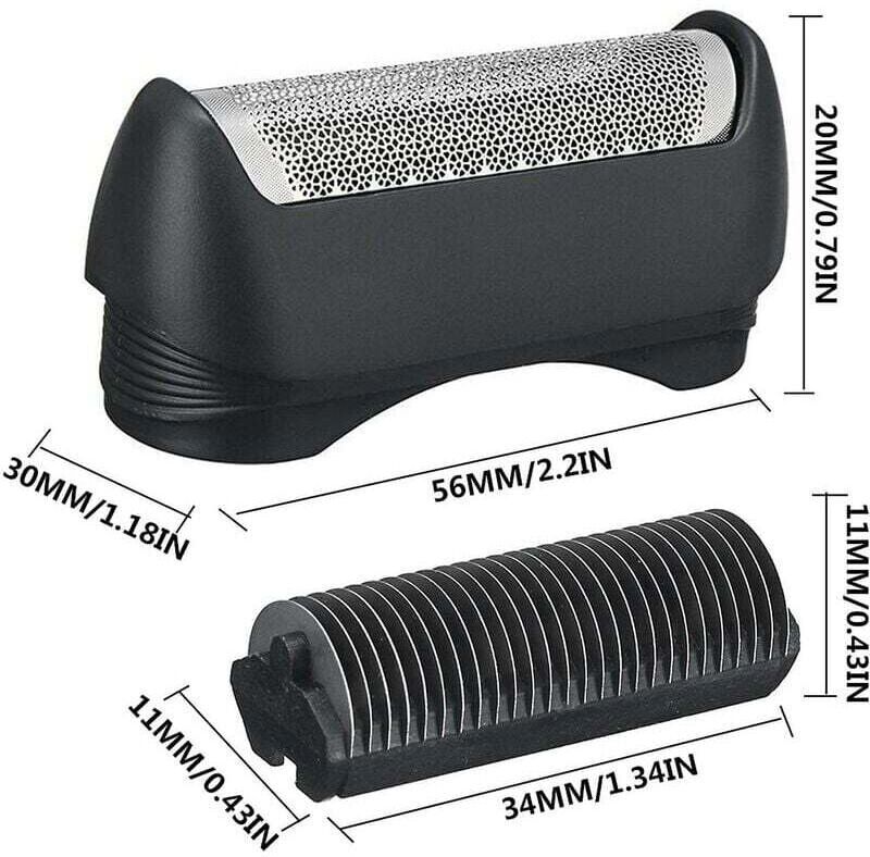 Gotrays - Compatible for Braun Electric Shaver Accessories Mesh Cutter Head 11b Series 1 110 120 130 140 150 815 835 5682 5683 5684 Razor Starlight