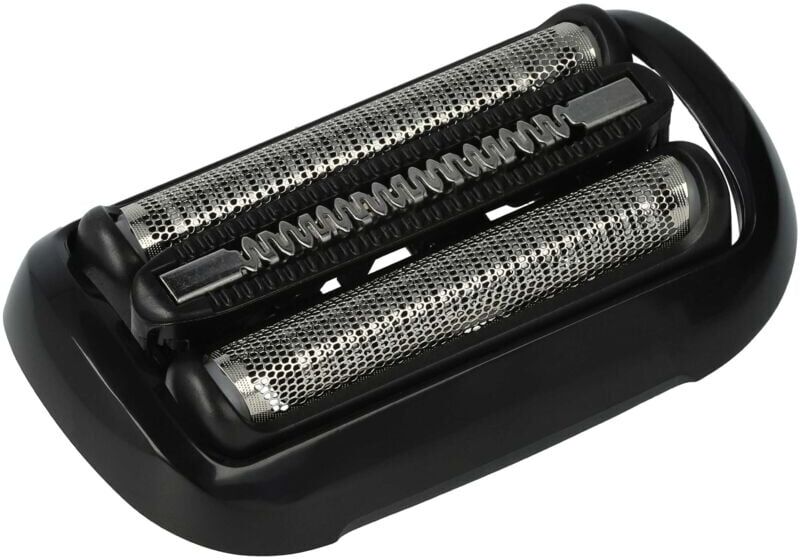 Vhbw - Shaver Head (1x shaving foil, 1x razor blade) compatible with Braun 60-B4500cs, 60-B7200cc, 60-N1000s Razor, Shaver, Trimmer Black Silver