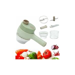 ROSE PinkElectric vegetable cutter, multi-function dice food vegetable cutter, cordless onion vegetable cutter