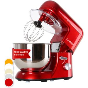 Klarstein - Stand Mixer, 5L Food Mixer for Baking with Bowl, 2000W Cake Mixer w/ Beater, Dough Hook, Whisk & Mixing Bowl, 6 Speed Planetary Rotation Klarstein - Stand Mixer, 5L Food Mixer for Baking with Bowl, 2000W Cake Mixer w/ Beater, Dough Hook, Whisk & Mixing Bowl, 6 Speed Planetary Rotation