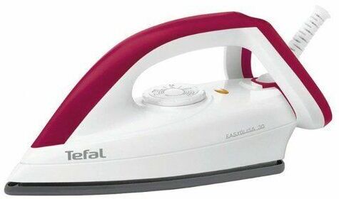 Tefal EasyGliss FS4030 iron Dry iron Durilium soleplate 1200 W Burgundy, White