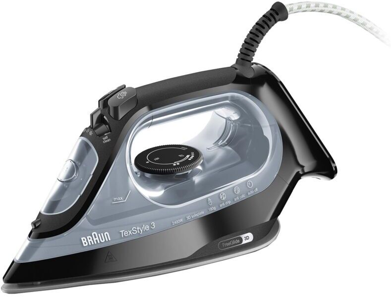 Braun, Steam Iron, 2400W Texstyle 3 Black