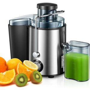 TEETOK Juicer, 600W Centrifugal Juicer Machines Whole Fruit and Vegetable, 3-inch Wide Mouth Juicer Extractor Quick Juicing with 2 Speeds, Anti-drip &