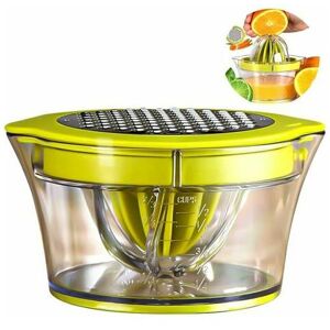 NEIGE Manual Multifunction Juicer 4 in 1 Orange Lemon Juicer with 2 Engraved Reamers 400ml Measure