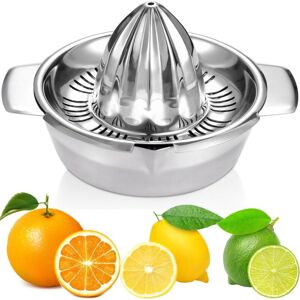YS-YALOTRS Citrus Lemon Orange Grapefruit Juicer Manual Press in Heavy Duty 304 Stainless Steel Hand Juicer Rotating Press with Filter & 10oz Bowl, 2 Pouring YS-YALOTRS Citrus Lemon Orange Grapefruit Juicer Manual Press in Heavy Duty 304 Stainless Steel Hand Juicer Rotating Press with Filter & 10oz Bowl, 2 Pouring