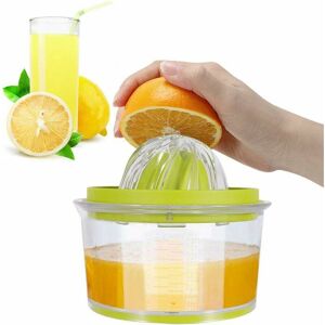 Soleil - Juice Machine, Manual Citrus Juicer, 14.5X 9.2cm 4 in 1 Manual Orange Lemon Juicer, Professional Juice Squeezers with 400ml Container Soleil - Juice Machine, Manual Citrus Juicer, 14.5X 9.2cm 4 in 1 Manual Orange Lemon Juicer, Professional Juice Squeezers with 400ml Container