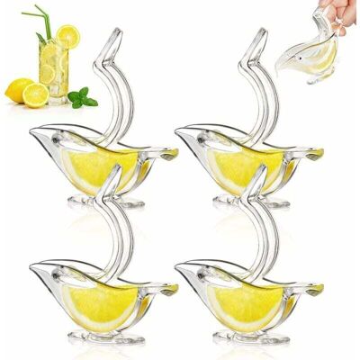 SNQ Luxury Juicer for Home, Manual Juicer, Hand Press, Acrylic Bowl, Transparent (4 Pieces, White) SNQ Luxury Juicer for Home, Manual Juicer, Hand Press, Acrylic Bowl, Transparent (4 Pieces, White)