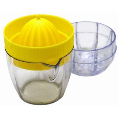OEM Citrus Juicer, Yellow And Transparent, 8 X 10.4 X 5 Cm OEM Citrus Juicer, Yellow And Transparent, 8 X 10.4 X 5 Cm