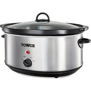 Tower 6.5 Litre Stainless Steel Slow Cooker