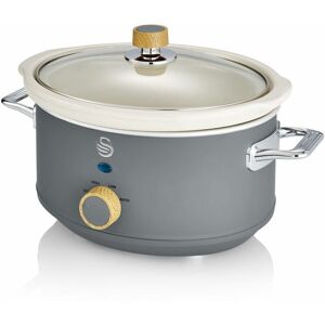 3.5L Slow Cooker Nordic Grey - Swan