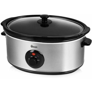 Swan 6.5 Litre Stainless Steel Slow Cooker