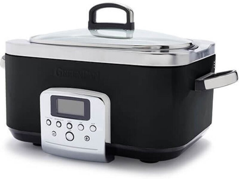 GreenPan Non-Stick Slow Cooker 6L Black
