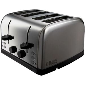 Russell Hobbs - 4-Slice Toaster in Stainless Steel with ReHeat - 18790