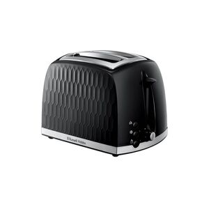 Honeycomb 2 Slice Black Toaster - Russell Hobbs