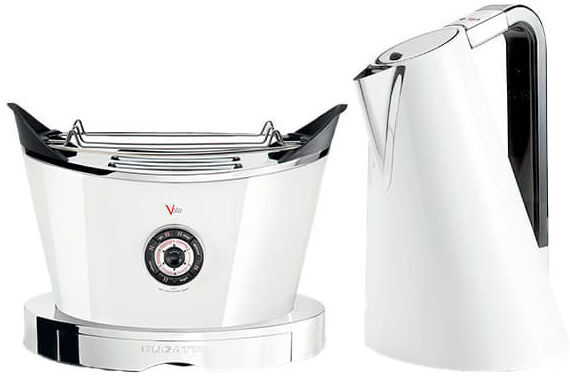 Vera Easy Kettle and Volo Toaster Set White - Bugatti