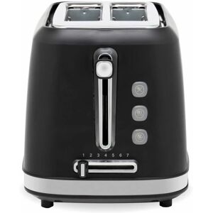 BLACK+ DE Black+de - black+decker BXTO20077GB 2 Slice Plastic Toaster, Black