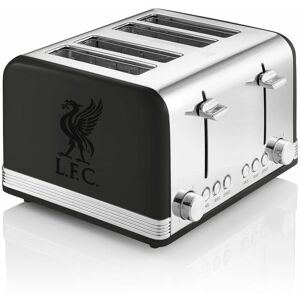 Liverpool 4 Slice Black Toaster - Swan