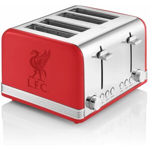 Liverpool 4 Slice Red Toaster - Swan