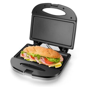 Aigostar - Panini Press Sandwich Toaster, Deep Fill Sandwich Toastie Maker with Non-Stick Flat Grill Plates, Healthy Grill, Indicator Lights, Locking
