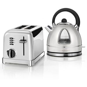 Cuisinart - Style Frosted Pearl Traditional Kettle & 2 Slice Toaster Breakfast Set