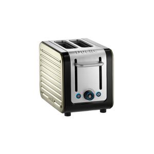 Architect 2 Slot Black Body With Canvas White Panel Toaster - Dualit