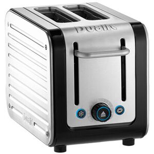 Architect 2 Slot Black Body With White Panel Toaster - Dualit