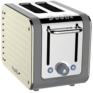 Architect 2 Slot Grey Body With Canvas White Panel Toaster - Dualit