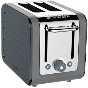 Architect 2 Slot Grey Body With Metallic Charcoal Panel Toaster - Dualit