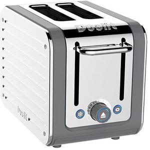 Dualit Architect 2 Slot Grey Body With White Panel Toaster